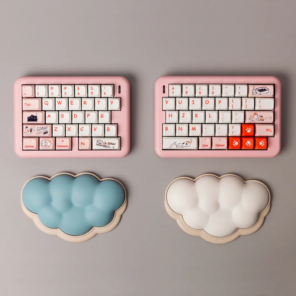 Mechanical keyboard kit, Split 65 Split type, heat replaceable connectors, custom ergonomic keyboard, VIA support